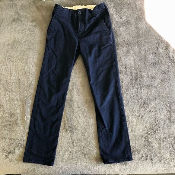 NWOT Gap Kids Navy Khakis - Picture 1 of 9